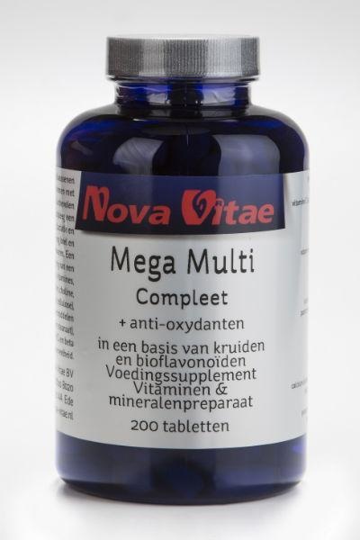 Nova Vitae Mega multi compleet (200 Tabletten) Nova Vitae Mega multi compleet (200 Tabletten)