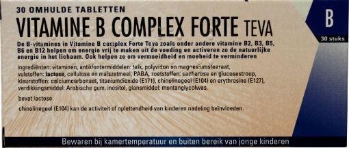 Teva Teva Vitamine B complex forte (30 tab)