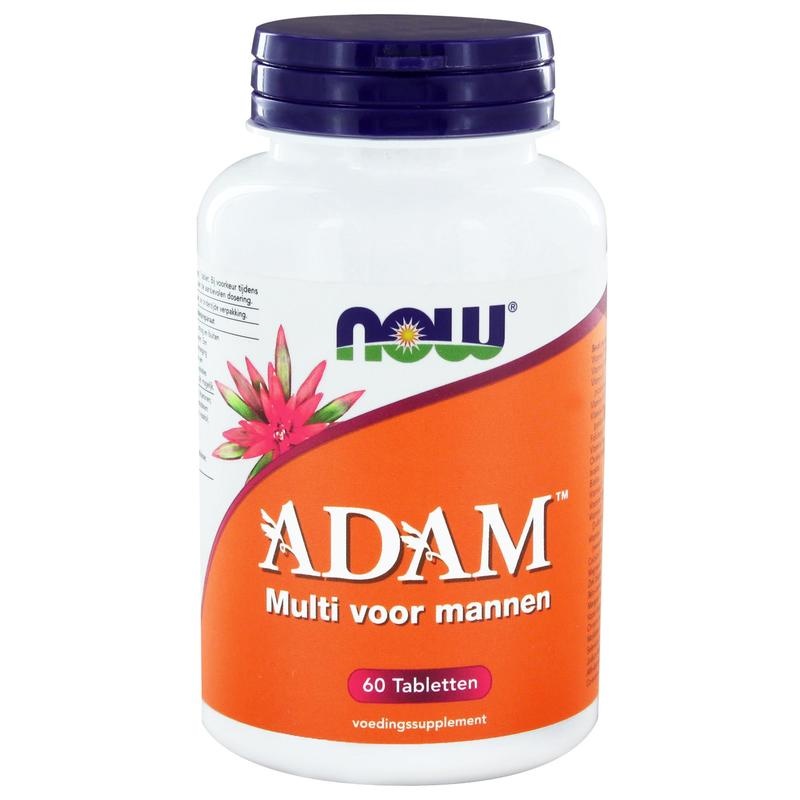 Now NOW Adam multivitamine voor mannen (60 tab)