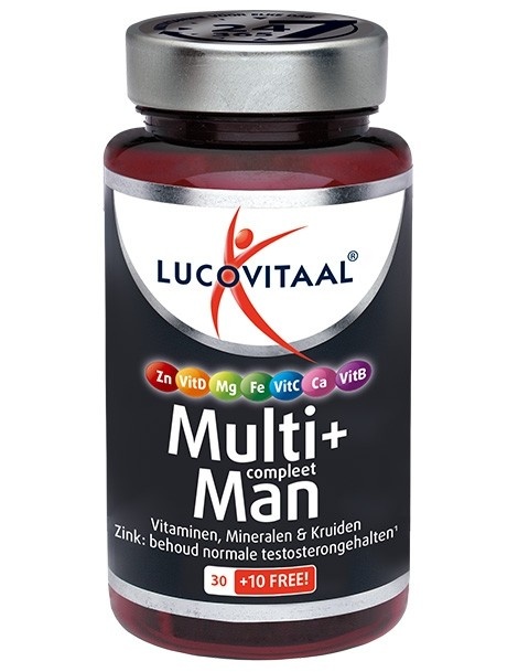 Lucovitaal Multi+ compleet man (40 Tabletten) Lucovitaal Multi+ compleet man (40 Tabletten)