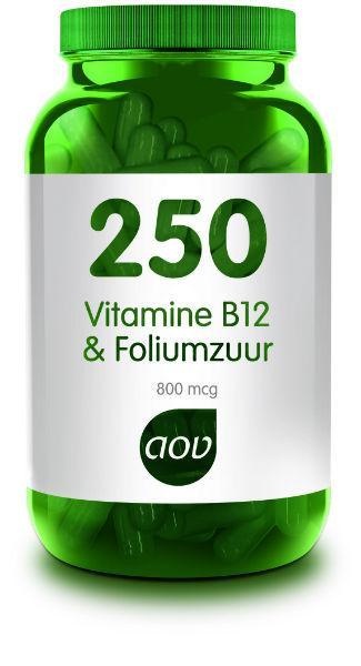 AOV AOV 250 Vitamine B12 & foliumzuur (60 vega caps)