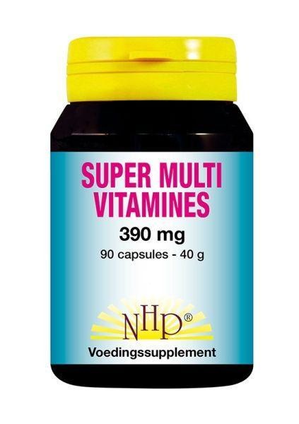 NHP NHP Super multi vitamines 390 mg (90 caps)