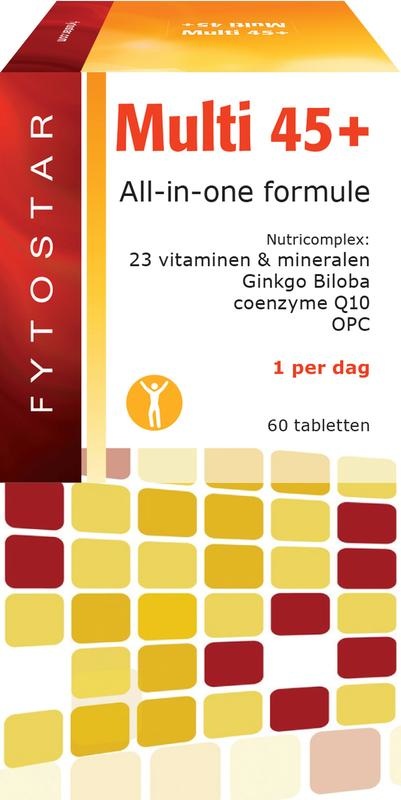 Fytostar Multi 45+ multivitamine (60 Tabletten) Fytostar Multi 45+ multivitamine (60 Tabletten)
