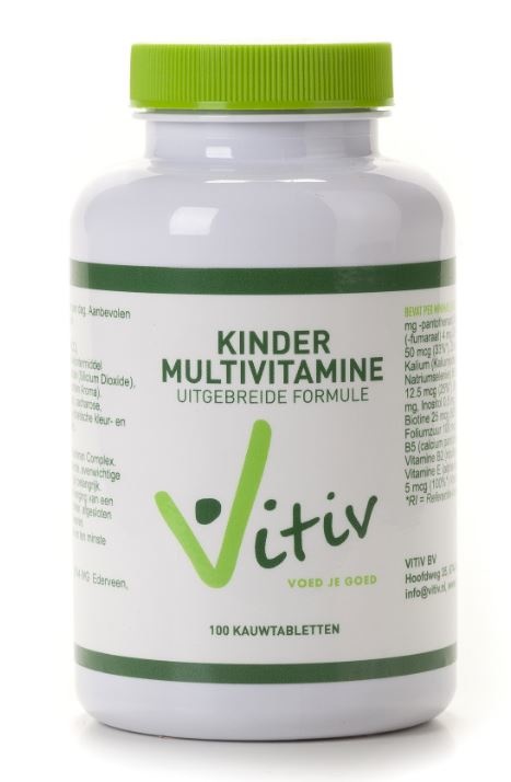 Vitiv Vitiv Kinder multivitamine (100 tab)