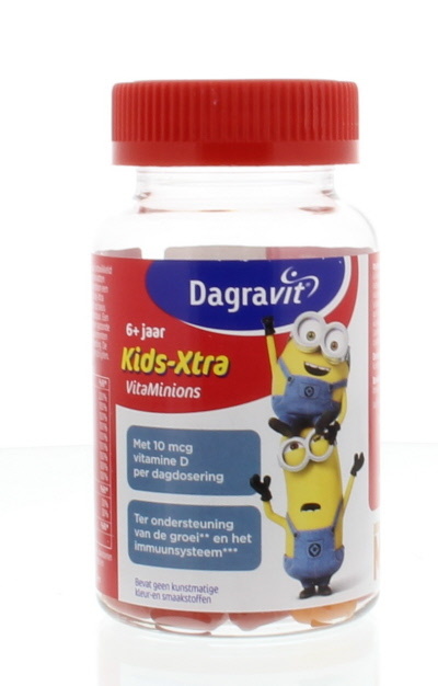 Dagravit Dagravit Kids-Xtra vitaminions gums 6+ (60 Gummies)