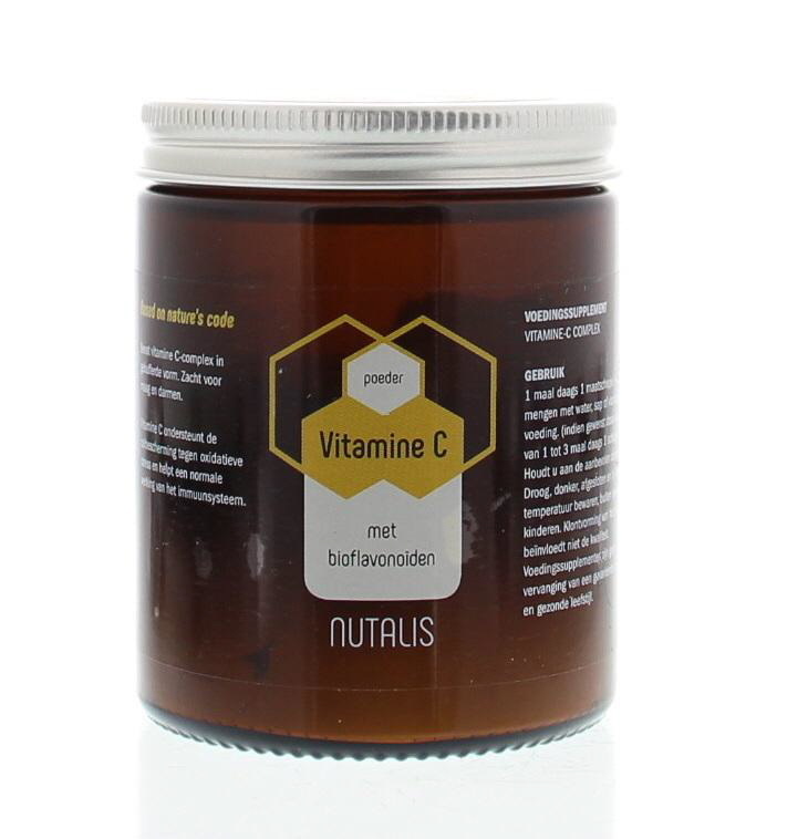 Nutalis Vitamine C met bioflavonoiden (90 gram) Nutalis Vitamine C met bioflavonoiden (90 gram)