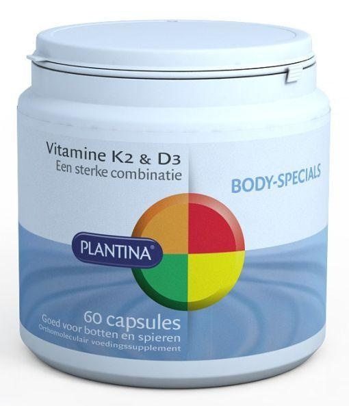 Plantina Plantina Vitamine K2 en D3 (60 caps)