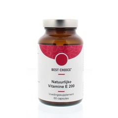 TS Choice Vitamine E 200IE D alpha tocopherol (60 caps)