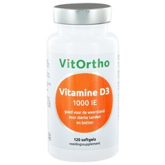 VitOrtho Vitamine D3 1000 IE (120 softgels)