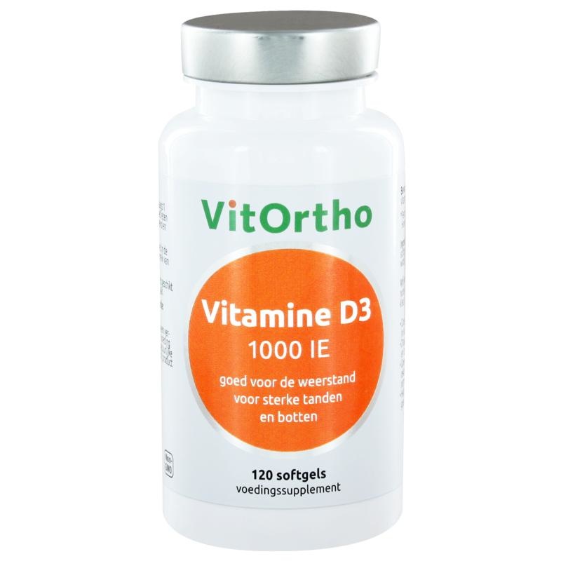 VitOrtho VitOrtho Vitamine D3 1000 IE (120 softgels)