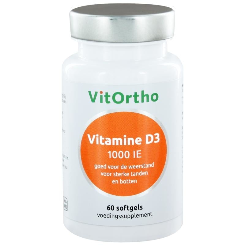 VitOrtho VitOrtho Vitamine D3 1000 IE (60 softgels)