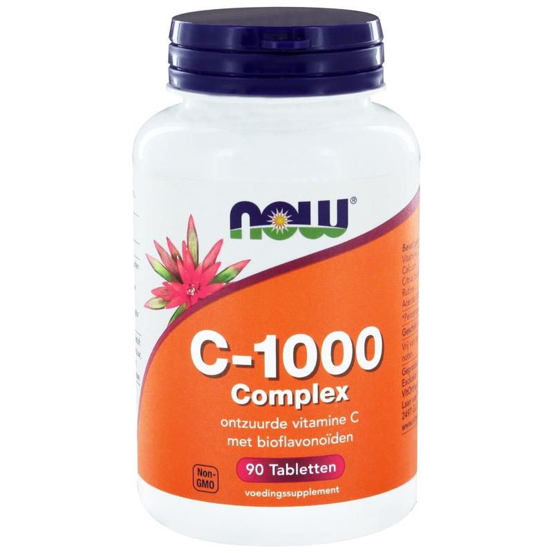 NOW Vitamine C 1000 mg complex (90 tab) NOW Vitamine C 1000 mg complex (90 tab)