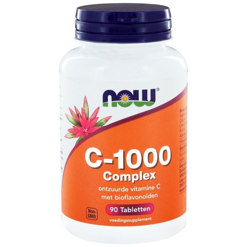 Now NOW Vitamine C 1000 mg complex (90 tab)