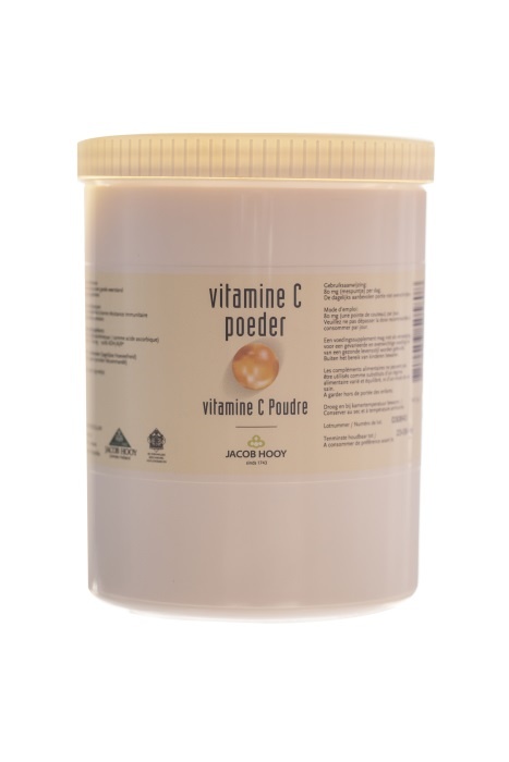 Jacob Hooy Jacob Hooy Vitamine C Ascorbinezuur pot (1 Kilogr)