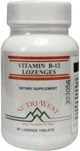 Nutri West Nutri West Vitamine B12 lozenge (60 tab)