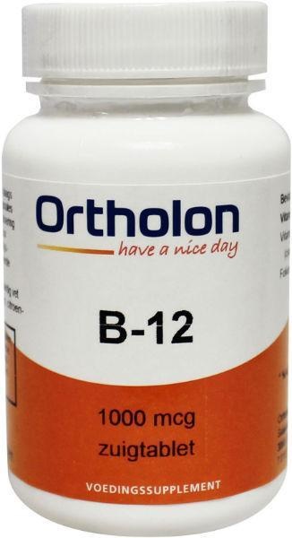 Ortholon Ortholon Vitamine B12 1000 mcg sublingual (60 tab)