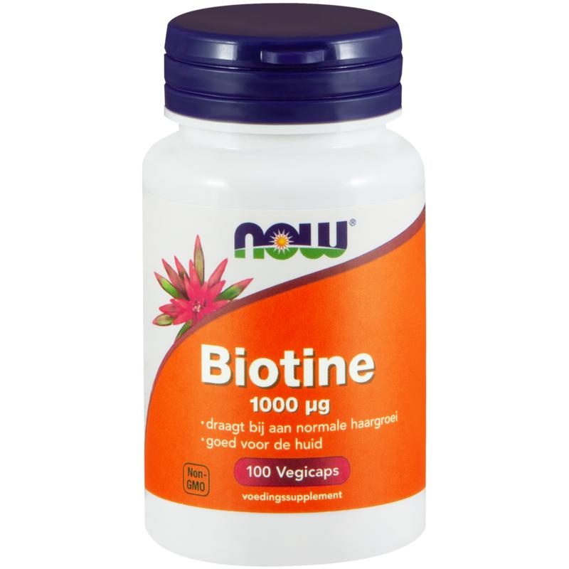 Now NOW Biotine 1000 mcg (100 vcaps)