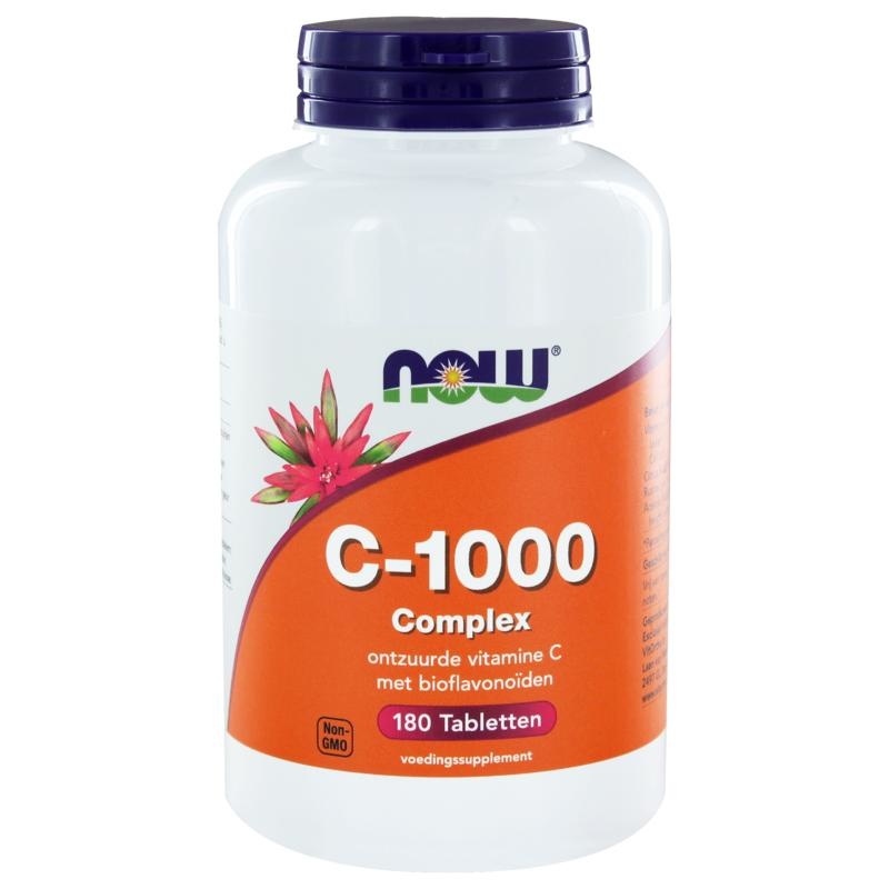 Now NOW Vitamine C 1000 mg complex (180 tab)