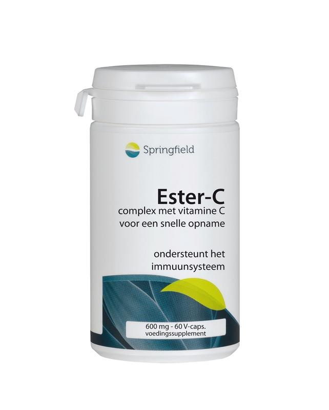 Springfield Springfield Ester-C gebufferde vitamine C (60 vega caps)