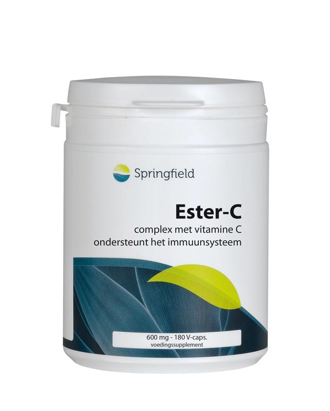 Springfield Springfield Ester-C gebufferde vitamine C (180 vega caps)