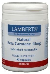 Lamberts Lamberts Vitamine A 15mg natuurlijke (beta caroteen) (90 caps)