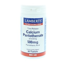 Lamberts Vitamine B5 (calcium pantothenaat) time release (60 tab)