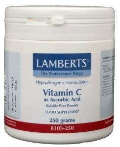 Lamberts Lamberts Vitamine C ascorbinezuur (250 gr)