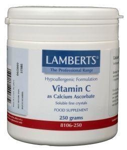 Lamberts Lamberts Vitamine C calcium ascorbaat (250 gr)