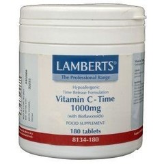 Lamberts Vitamine C 1000 Time release & bioflavonoiden (180 tab)