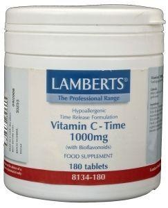 Lamberts Lamberts Vitamine C 1000 Time release & bioflavonoiden (180 tab)