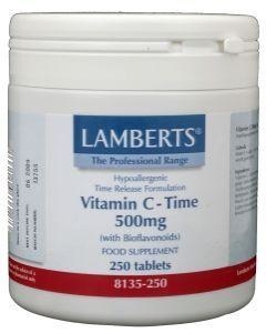Lamberts Lamberts Vitamine C 500 time released & bioflavonoiden (250 tab)