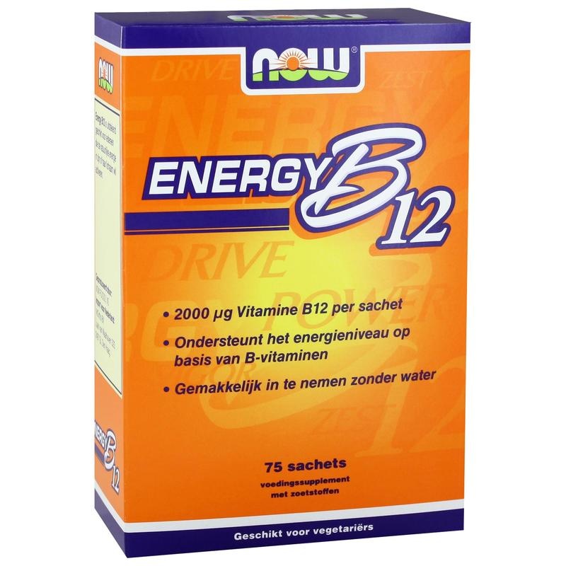 Now NOW Energy B12 2000 mcg (75 sachets)