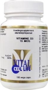 Vital Cell Life Vitamine D3 15 mcg (100 capsules)