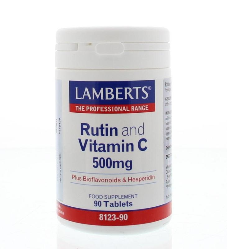 Lamberts Lamberts Vitamine C 500mg rutine & bioflavonoiden (90 tab)