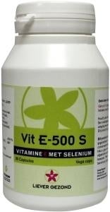 Liever Gezond Vitamine E-500 S (30 Vegetarische capsules)