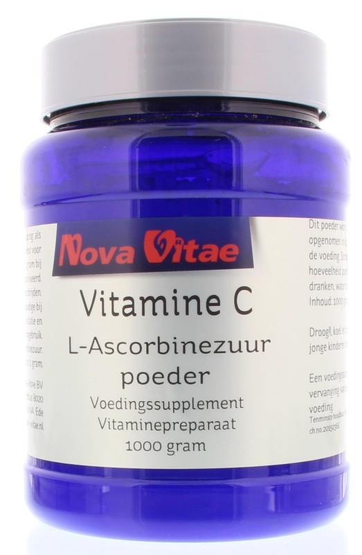 Nova Vitae Nova Vitae Vitamine C ascorbinezuur poeder (1 Kilogr)