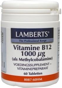 Lamberts Lamberts Vitamine B12 methylcobalamine 1000mcg (60 tab)