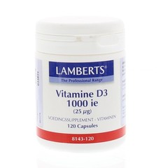 Lamberts Vitamine D3 1000IE/25mcg (120 caps)