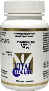 Vital Cell Life Vital Cell Life Vitamine K2 50 mcg (60 caps)