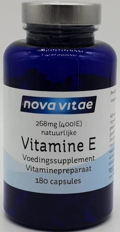 Nova Vitae Nova Vitae Vitamine E 400IU (180 caps)