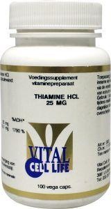 Vital Cell Life Vital Cell Life Thiamine HCL 25 mg (100 caps)