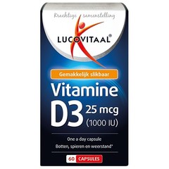 Lucovitaal Vitamine D3 25mcg (60 caps)