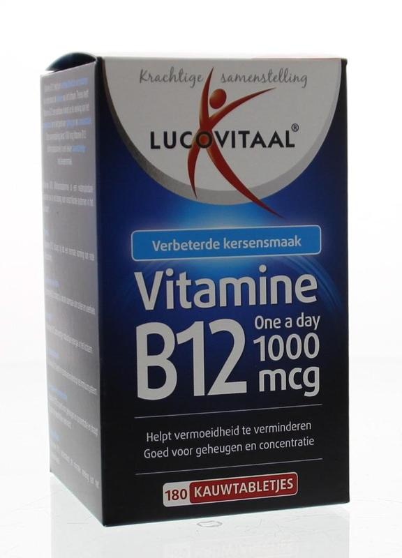 Lucovitaal Lucovitaal Vitamine B12 1000mcg (180 tab)
