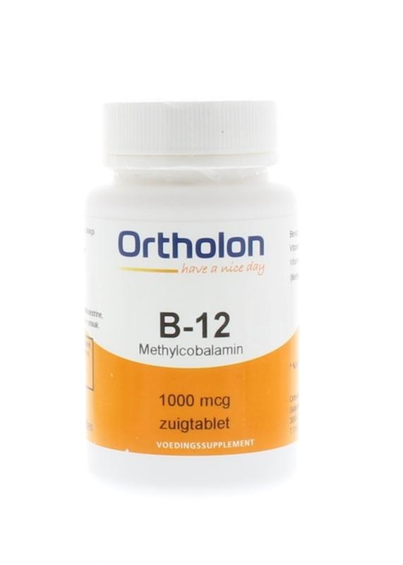 Ortholon Ortholon Vitamine B12 methylcobalamine 1000 mcg (60 Zuigtab)