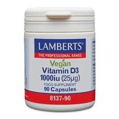 Vitamine D3 1000IE 25 mcg vegan (THT 08-2022) (90 Capsules)