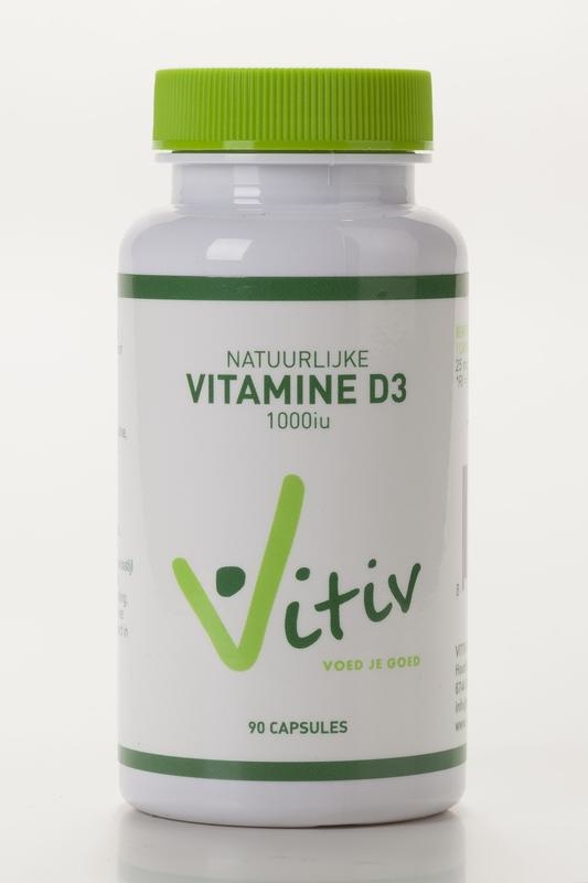 Vitiv Vitiv Vitamine D3 1000IU (180 caps)