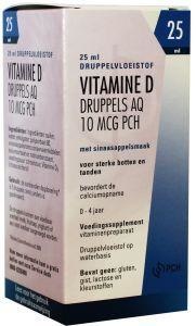 Pharmachemie Teva Vitamine D AQ druppels 10 mcg (25 ml)