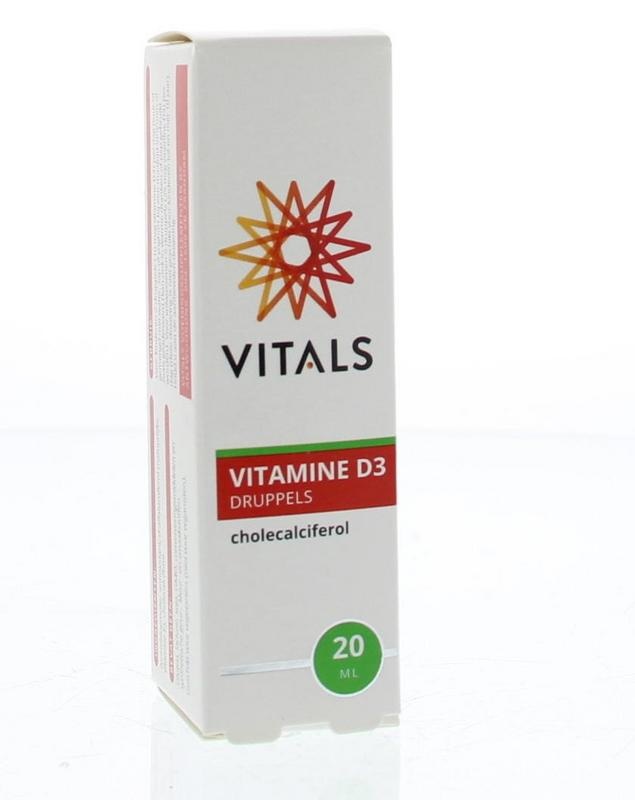 Vitals Vitals Vitamine D3 druppels (20 ml)