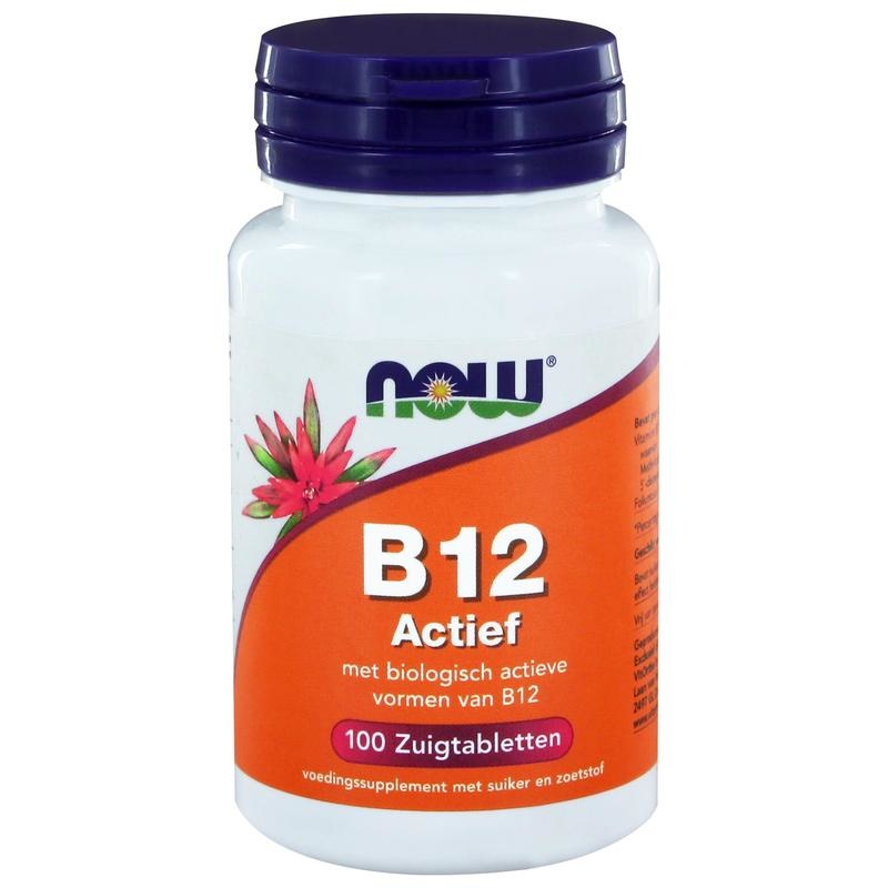 Now NOW Vitamine B12 actief (100 zuigtabl)