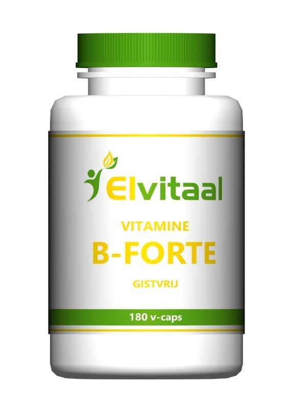 Elvitaal Elvitaal/elvitum Vitamine B-forte gistvrij (180 vega caps)